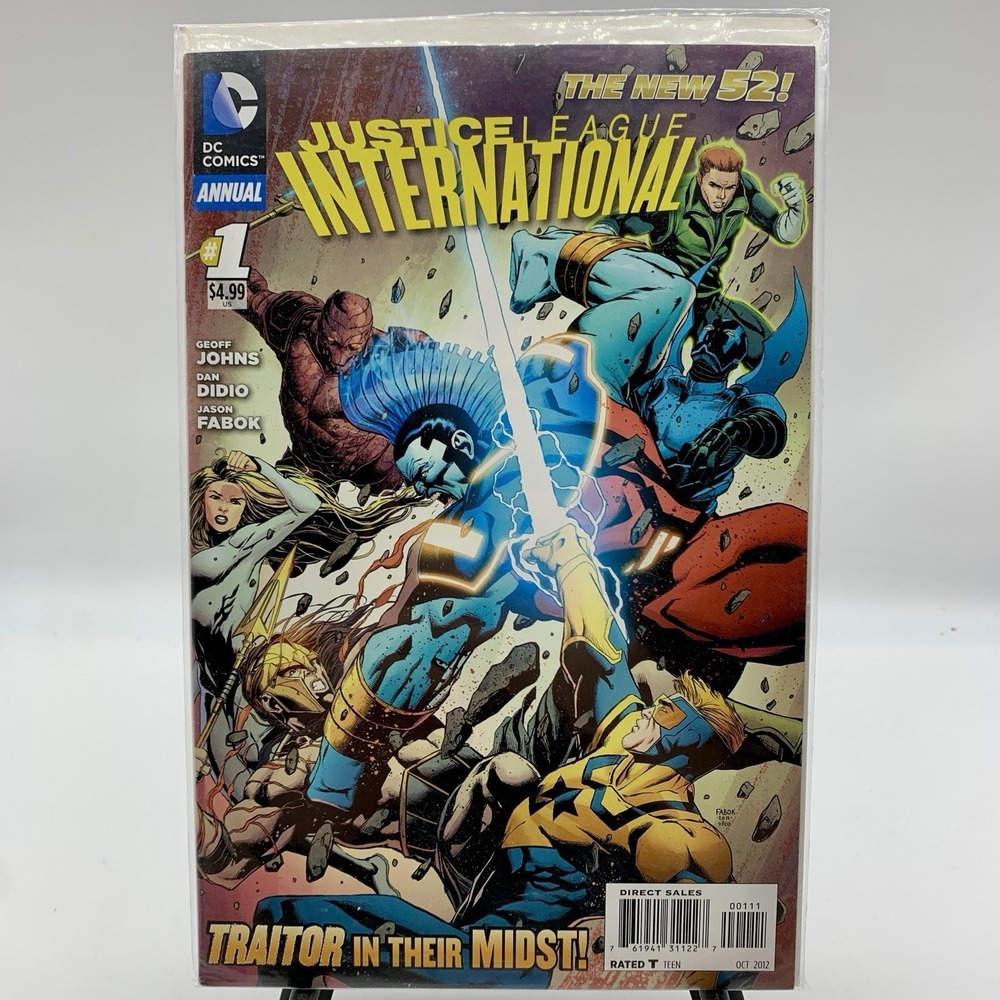 Justice League International Annual #1 2012 DC Comics Annual‎ Bagged And Boarded